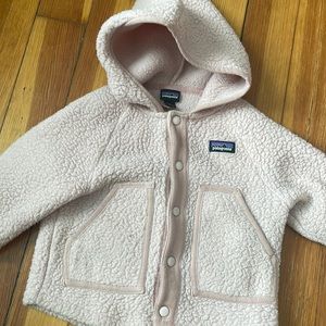 Light pink Patagonia 2T fleece jacket